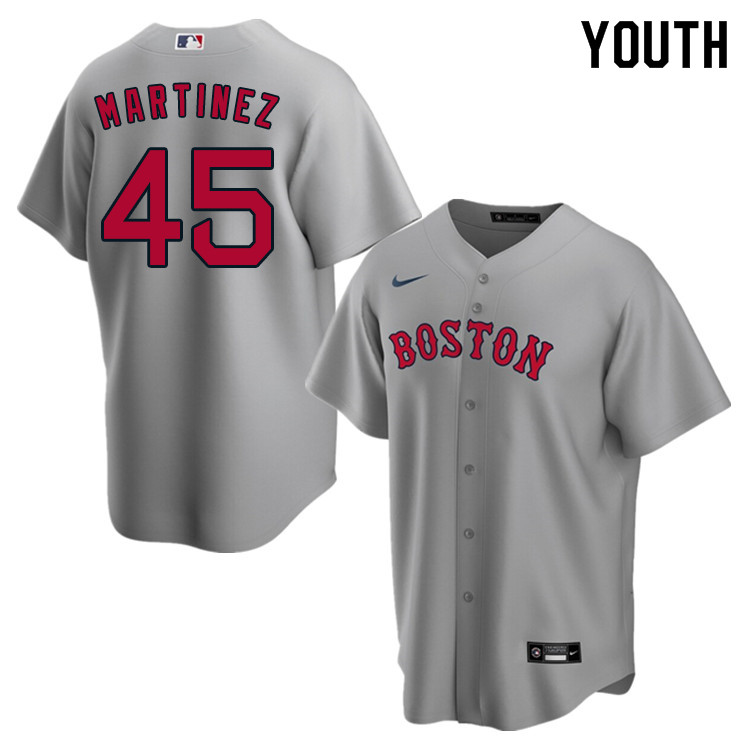 Nike Youth #45 Pedro Martinez Boston Red Sox Baseball Jerseys Sale-Gray